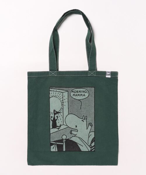 MOOMIN(ムーミン)の「MOOMIN / ムーミン ヴィンテージ A4 トートバッグ WNI(トートバッグ・レディース・サックスブルー系1/イエロー系1/オレンジ系1/ブラック系2/グリーン系1/グリーン系2/ブラック系1/ワイン系1/サックスブルー系2/オレンジ系2/イエロー系2/ワイン系2・FREE)」の4枚目の写真