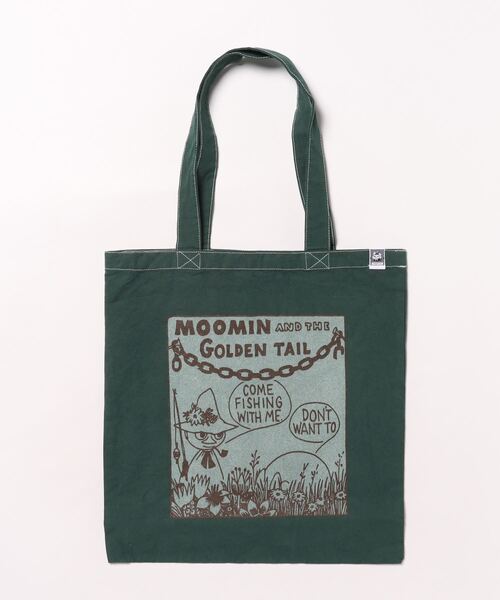 MOOMIN(ムーミン)の「MOOMIN / ムーミン ヴィンテージ A4 トートバッグ WNI(トートバッグ・レディース・サックスブルー系1/イエロー系1/オレンジ系1/ブラック系2/グリーン系1/グリーン系2/ブラック系1/ワイン系1/サックスブルー系2/オレンジ系2/イエロー系2/ワイン系2・FREE)」の5枚目の写真