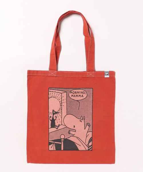 MOOMIN(ムーミン)の「MOOMIN / ムーミン ヴィンテージ A4 トートバッグ WNI(トートバッグ・レディース・サックスブルー系1/イエロー系1/オレンジ系1/ブラック系2/グリーン系1/グリーン系2/ブラック系1/ワイン系1/サックスブルー系2/オレンジ系2/イエロー系2/ワイン系2・FREE)」の2枚目の写真