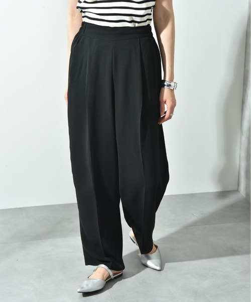 INTERPLANET(インタープラネット)の「サラサラ合繊センタープレスパンツ(その他パンツ・レディース・ブラック/チャコールグレー/ブラウン・FREE)」の11枚目の写真