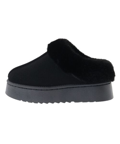 Green　Parks（グリーンパークス）の「・minia フェイクムートンスリッポン（ブーツ・レディース・ブラック/キャメル・39/37/38）」の15枚目の写真