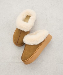 Green　Parks | ・minia フェイクムートンスリッポン(ブーツ)