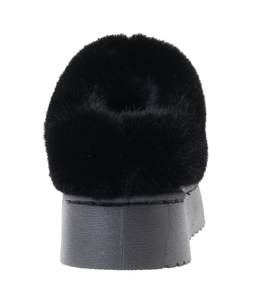 Green　Parks（グリーンパークス）の「・minia フェイクムートンスリッポン（ブーツ・レディース・ブラック/キャメル・39/37/38）」の7枚目の写真