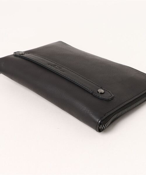 CROWDED CLOSET（クラウデッドクローゼット）の「【JOYA/ジョヤ】リアルレザーコンパクトクラッチバッグ（クラッチバッグ・メンズ・ブラック/ネイビー・FREE）」の4枚目の写真