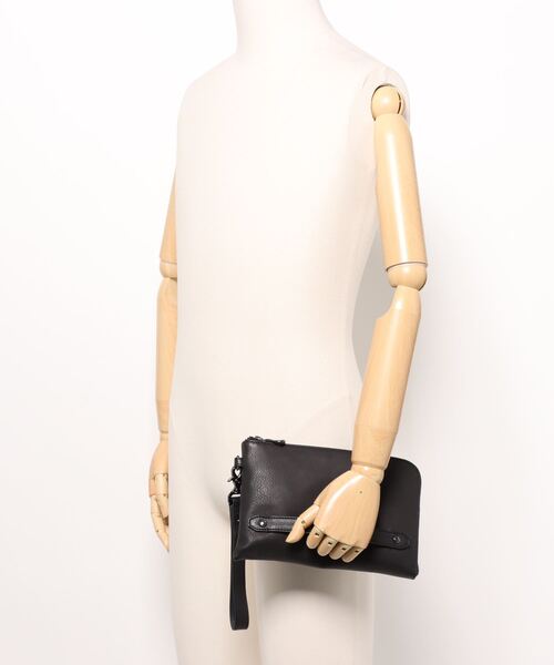 CROWDED CLOSET（クラウデッドクローゼット）の「【JOYA/ジョヤ】リアルレザーコンパクトクラッチバッグ（クラッチバッグ・メンズ・ブラック/ネイビー・FREE）」の7枚目の写真