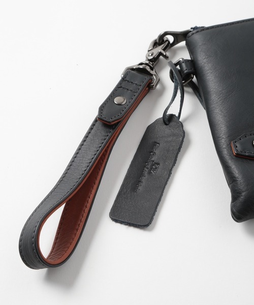 CROWDED CLOSET（クラウデッドクローゼット）の「【JOYA/ジョヤ】リアルレザーコンパクトクラッチバッグ（クラッチバッグ・メンズ・ブラック/ネイビー・FREE）」の11枚目の写真