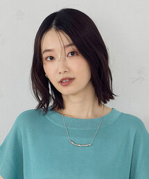 COMME CA ISM（コムサイズム）の「ニュアンスカーブ ネックレス（ネックレス・レディース）」