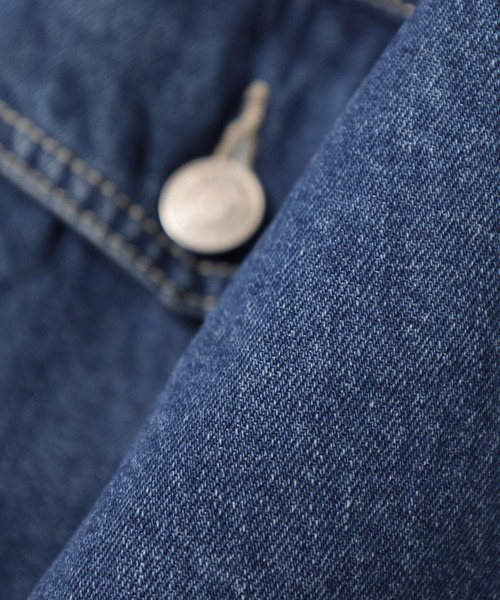 Honeys（ハニーズ）の「ゆるＧジャン（デニムジャケット・レディース・ライトブルー/インディゴブルー/ライトインディゴブルー・L/LL/M）」の17枚目の写真