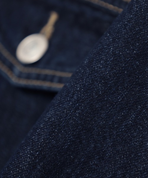 Honeys（ハニーズ）の「ゆるＧジャン（デニムジャケット・レディース・ライトブルー/インディゴブルー/ライトインディゴブルー・L/LL/M）」の19枚目の写真