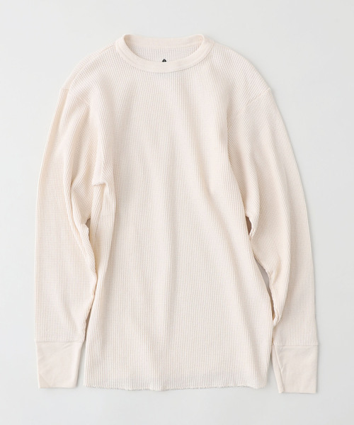 INDERA MILLS(インデラミルズ)の「INDERA MILLS/インデラミルズ Cotton L/S Thermals(Tシャツ/カットソー・メンズ・ブラック/アイボリー・MEDIUM/LARGE)」の2枚目の写真