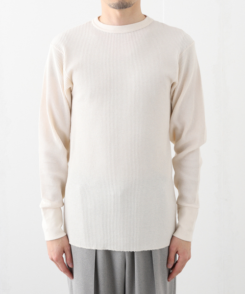 INDERA MILLS(インデラミルズ)の「INDERA MILLS/インデラミルズ Cotton L/S Thermals(Tシャツ/カットソー・メンズ・ブラック/アイボリー・MEDIUM/LARGE)」の6枚目の写真