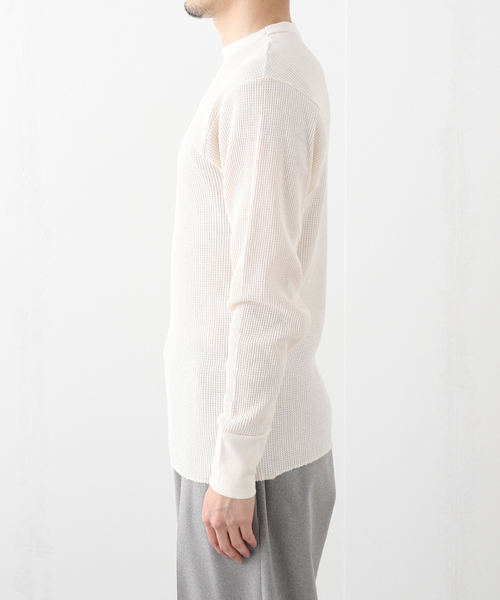 INDERA MILLS(インデラミルズ)の「INDERA MILLS/インデラミルズ Cotton L/S Thermals(Tシャツ/カットソー・メンズ・ブラック/アイボリー・MEDIUM/LARGE)」の7枚目の写真