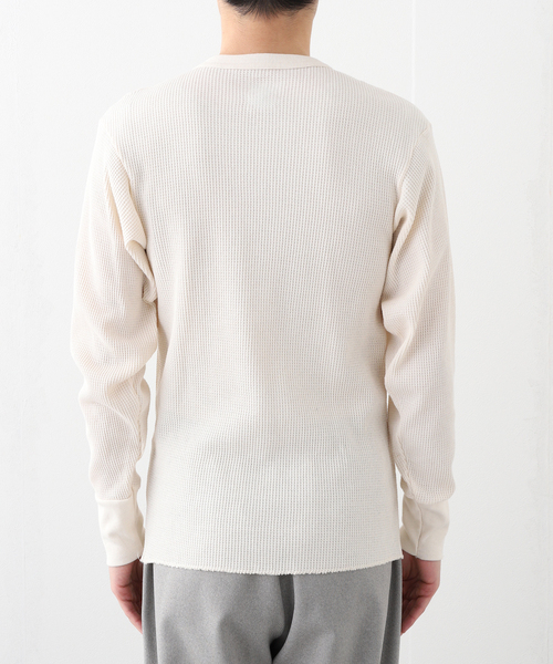 INDERA MILLS(インデラミルズ)の「INDERA MILLS/インデラミルズ Cotton L/S Thermals(Tシャツ/カットソー・メンズ・ブラック/アイボリー・MEDIUM/LARGE)」の8枚目の写真