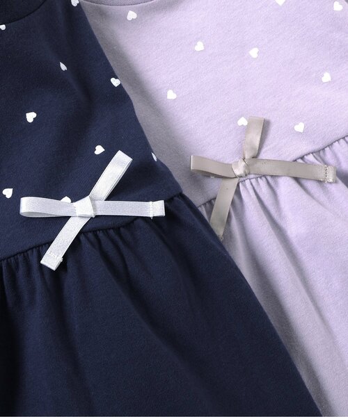 apres les cours(アプレレクール)の「【ジュニア対応】ペプラム長袖Tシャツ/7days Style(Tシャツ/カットソー・キッズ・レッド/アイボリー/ミント/ネイビー/ラベンダー・90/100/120/80/130/110/140)」の20枚目の写真