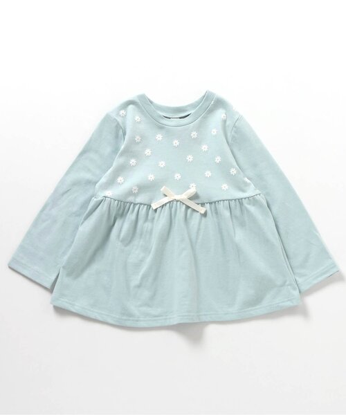 apres les cours(アプレレクール)の「【ジュニア対応】ペプラム長袖Tシャツ/7days Style(Tシャツ/カットソー・キッズ・レッド/アイボリー/ミント/ネイビー/ラベンダー・90/100/120/80/130/110/140)」の22枚目の写真