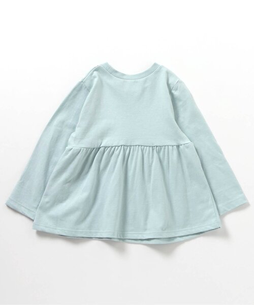 apres les cours(アプレレクール)の「【ジュニア対応】ペプラム長袖Tシャツ/7days Style(Tシャツ/カットソー・キッズ・レッド/アイボリー/ミント/ネイビー/ラベンダー・90/100/120/80/130/110/140)」の7枚目の写真