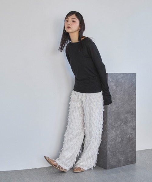 feepur（フェピュール）の「タンクレイヤードシアーロンTee（T