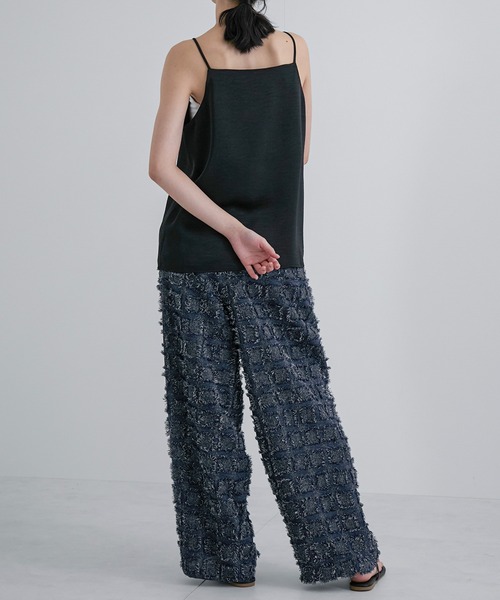 feepur（フェピュール）の「【セットアップ可】フリンジタックパンツ（その他パンツ・レディース・ネイビー/ブラック・SMALL/MEDIUM）」の20枚目の写真