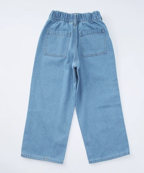 ROXY（ロキシー）の「MINI LIVED IN DENIM /ロキシーキッズウエストゴムデニムパンツ（デニムパンツ・キッズ・インディゴブルー/ブラック・130/140/110/150）」の3枚目の写真