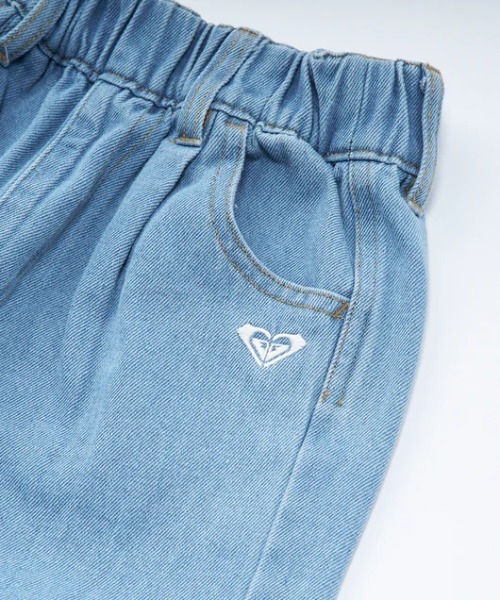 ROXY（ロキシー）の「MINI LIVED IN DENIM /ロキシーキッズウエストゴムデニムパンツ（デニムパンツ・キッズ・インディゴブルー/ブラック・130/140/110/150）」の5枚目の写真
