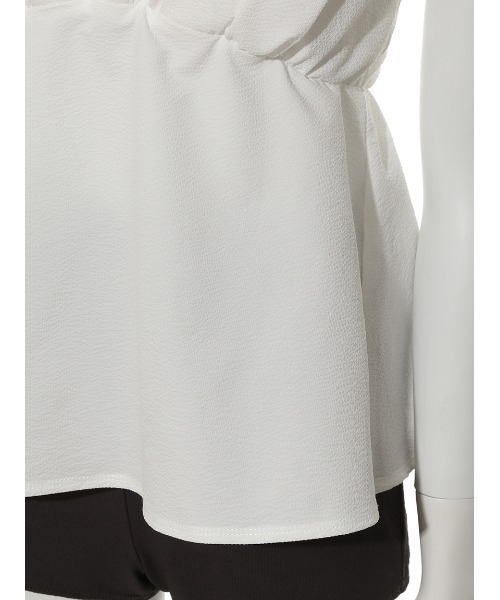 ギャザーパフデザイン2wayスイムウェア