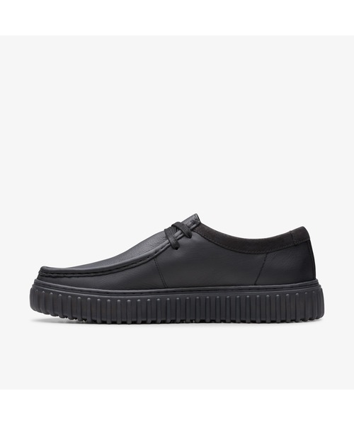 Torhill Lo / トーヒルロー（ブラックレザー）（モカシン/デッキ