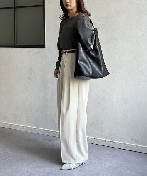 Thevon(ゼボン)の「2ポーチ付きワンハンドルバッグ(トートバッグ・レディース・ブラック/シルバー・FREE)」の5枚目の写真