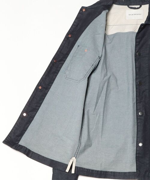 REPLAY（リプレイ）の「ストレッチコットンデニムカバーオール（カバーオール・メンズ・ダークブルー・SMALL/LARGE）」の3枚目の写真