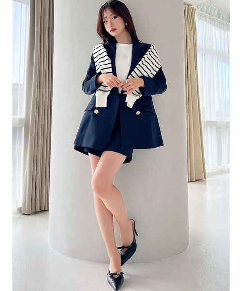 RESEXXY（リゼクシー）の「クルーネックニットカーディガン（カーディガン/ボレロ・レディース・その他1/イエロー/ブラック/レッド・FREE）」の12枚目の写真