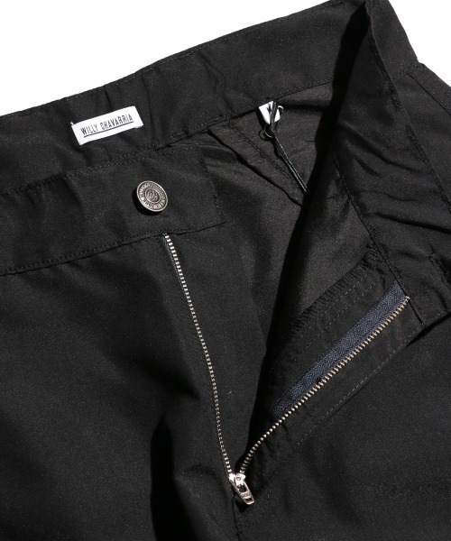 WILLY CHAVARRIA(ウィリーチャバリア)の「WILLY CHAVARRIA / ウィリーチャバリア RAVER PANTS POLYESTER レイバーパンツ バギーパンツ(デニムパンツ・メンズ・ブラック・LARGE)」の5枚目の写真