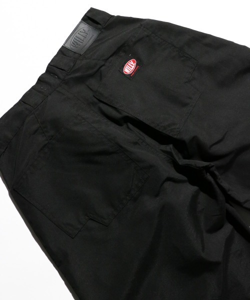 WILLY CHAVARRIA(ウィリーチャバリア)の「WILLY CHAVARRIA / ウィリーチャバリア RAVER PANTS POLYESTER レイバーパンツ バギーパンツ(デニムパンツ・メンズ・ブラック・LARGE)」の10枚目の写真