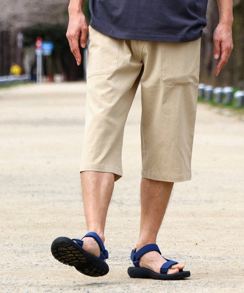 KRIFF MAYER（クリフメイヤー）の「冷感ロハテコクロップドパンツ（その他パンツ・メンズ・キャメル/ブラウン/ネイビー/ベージュ/チャコール/ブラック系その他/ブルー/グレー/オフホワイト/オリーブ/ブラック・X-LARGE/LARGE/MEDIUM/SMALL）」の7枚目の写真