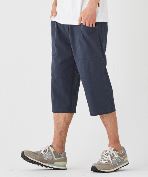 KRIFF MAYER（クリフメイヤー）の「冷感ロハテコクロップドパンツ（その他パンツ・メンズ・キャメル/ブラウン/ネイビー/ベージュ/チャコール/ブラック系その他/ブルー/グレー/オフホワイト/オリーブ/ブラック・X-LARGE/LARGE/MEDIUM/SMALL）」の9枚目の写真