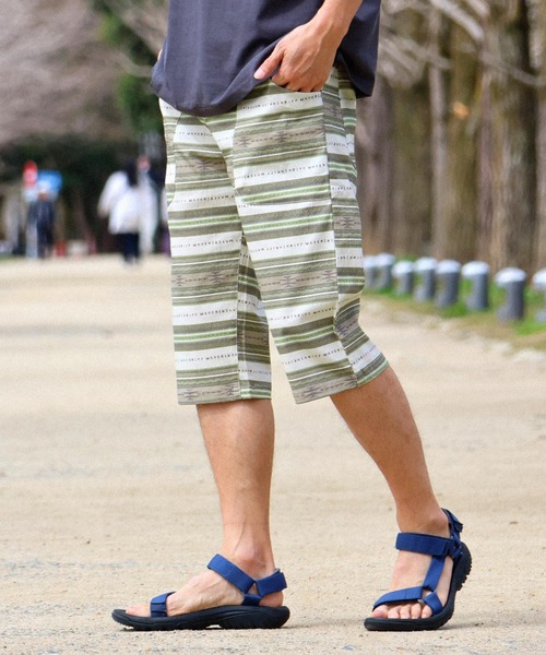 KRIFF MAYER（クリフメイヤー）の「冷感ロハテコクロップドパンツ（その他パンツ・メンズ・キャメル/ブラウン/ネイビー/ベージュ/チャコール/ブラック系その他/ブルー/グレー/オフホワイト/オリーブ/ブラック・X-LARGE/LARGE/MEDIUM/SMALL）」の2枚目の写真