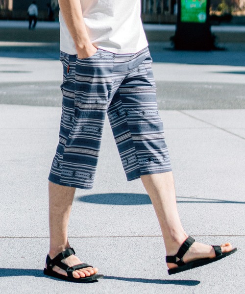 KRIFF MAYER（クリフメイヤー）の「冷感ロハテコクロップドパンツ（その他パンツ・メンズ・キャメル/ブラウン/ネイビー/ベージュ/チャコール/ブラック系その他/ブルー/グレー/オフホワイト/オリーブ/ブラック・X-LARGE/LARGE/MEDIUM/SMALL）」の10枚目の写真