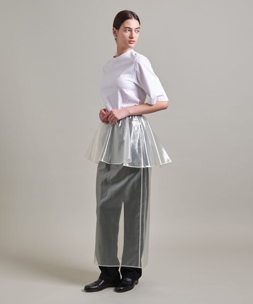 LOEFF（ロエフ）の「＜LOEFF＞JELLYFISH スカート（スカート・レディース・ホワイト・1/0）」の3枚目の写真