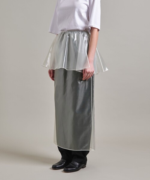 LOEFF（ロエフ）の「＜LOEFF＞JELLYFISH スカート（スカート・レディース・ホワイト・1/0）」の6枚目の写真