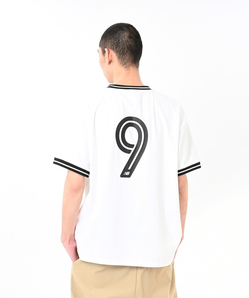 NEW BALANCE(ニューバランス)の「フットボールシャツ(Tシャツ/カットソー・メンズ・ブラック系その他/レッド/ホワイト・XX-LARGE/X-LARGE/LARGE/MEDIUM/SMALL)」の5枚目の写真