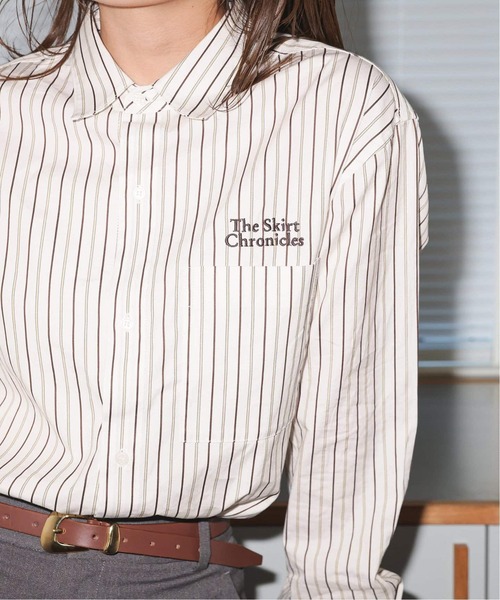 WEB限定/追加》The Skirt Chronicles SLOBE別注 レギュラーシャツ 