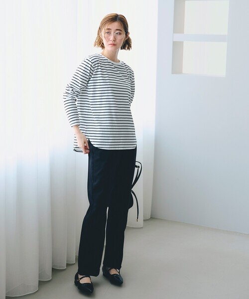 grove（グローブ）の「裾テールロンT（Tシャツ/カットソー・レディース・ホワイト系5/オフホワイト・01/02/04/03/05）」の10枚目の写真