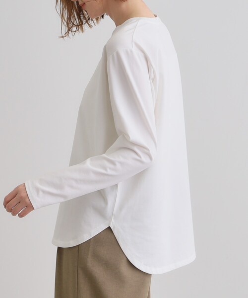 grove（グローブ）の「裾テールロンT（Tシャツ/カットソー・レディース・ホワイト系5/オフホワイト・01/02/04/03/05）」の13枚目の写真