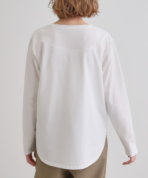 grove（グローブ）の「裾テールロンT（Tシャツ/カットソー・レディース・ホワイト系5/オフホワイト・01/02/04/03/05）」の14枚目の写真