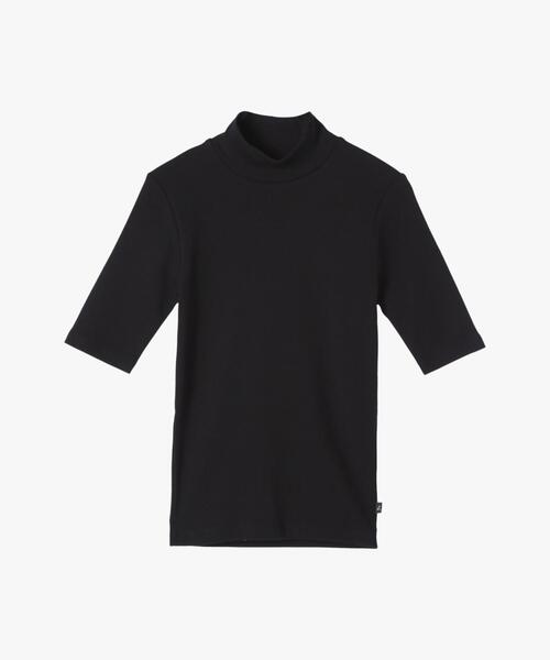オーガニックコットン 半袖 ハイネックTシャツ ”Vian”（Tシャツ
