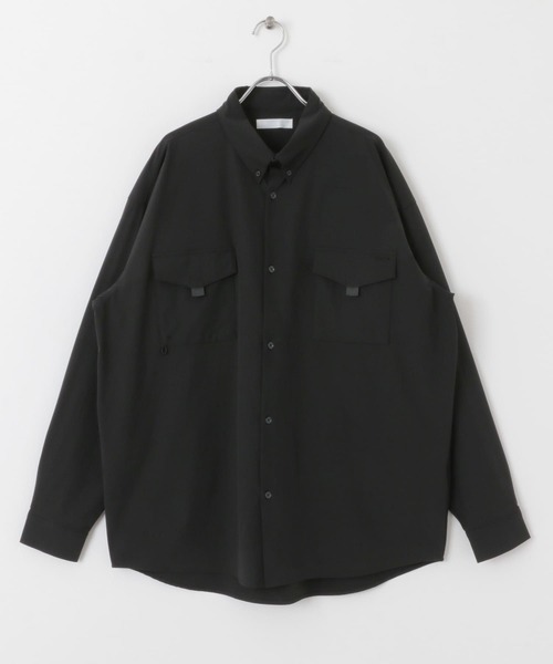 SENSE OF PLACE by URBAN RESEARCH(センスオブプレイスバイアーバンリサーチ)の「リップストップフィッシングシャツ(シャツ/ブラウス・メンズ・ブラック/アイボリー/ブルー・MEDIUM/LARGE)」の19枚目の写真
