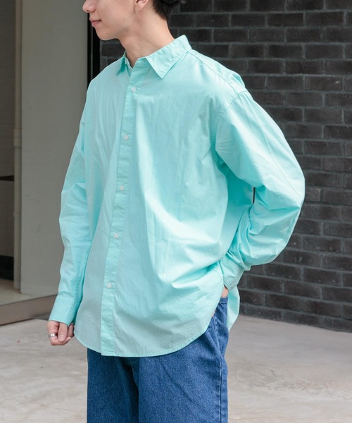 FORK&SPOON(フォークアンドスプーン)の「FORK&SPOON ガーメントダイロングスリーブシャツ(シャツ/ブラウス・メンズ・ブルー系その他/イエロー/ライトグレー・4/5)」の19枚目の写真