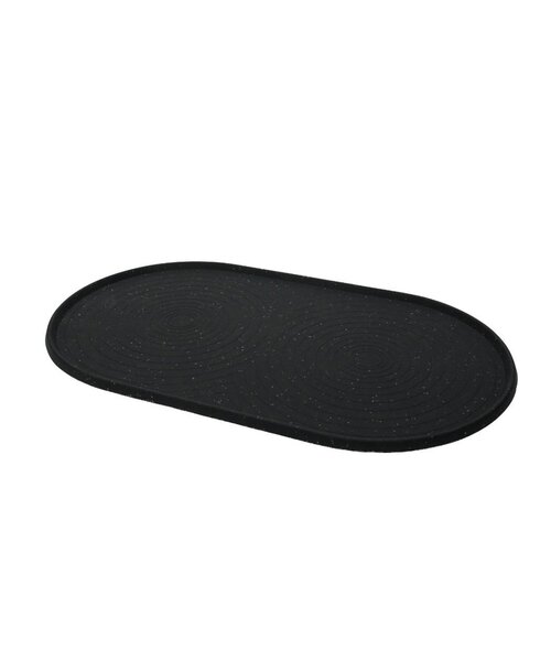 BIRTHDAY BAR(バースデイバー)の「SILICONE PLACE MAT OVAL ペット用ランチョンマット(ペット用おもちゃ・レディース・ダークグリーン/ブラック・0)」の1枚目の写真