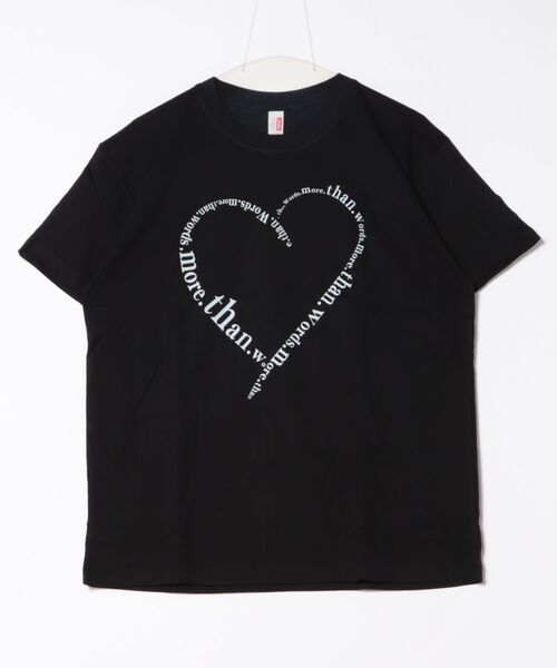 Lace Ladies(レースレディース)の「ハート ロゴプリント オーバーサイズ 半袖 Tシャツ(Tシャツ/カットソー・レディース・ホワイト/ダークグレー/ブラック・M/XL)」の10枚目の写真