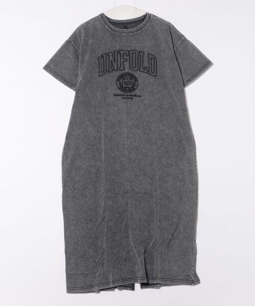 VENCEEXCHANGE（ヴァンスエクスチェンジ）の「刺繍カレッジTワンピース（ワンピース・レディース・アイボリー/チャコール・FREE）」の14枚目の写真