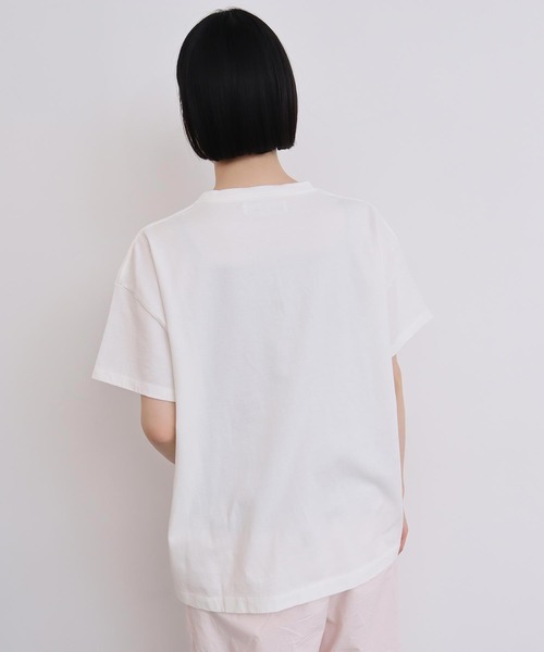 l'atelier du savon(アトリエドサボン)の「●夏のひととき スケッチTシャツ(Tシャツ/カットソー・レディース・ホワイト/オートミール・FREE)」の17枚目の写真