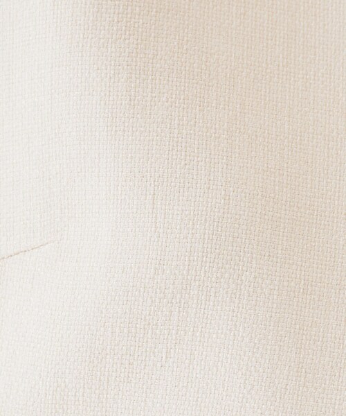 UNTITLED（アンタイトル）の「【セットアップ可/短丈】ドライタッチジャケット（ノーカラージャケット・レディース・オフホワイト/ナチュラル/ネイビー・00/01/02/03/04/42/44/46/48/50）」の11枚目の写真